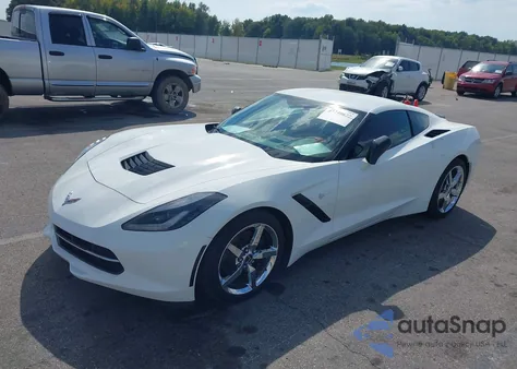 2014 Chevrolet Corvette Stingray из США, поврежденный, VIN 1G1YF2D72E5102701